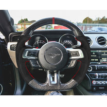 Load image into Gallery viewer, 2015-2017 Ford Mustang Carbon Fiber Steering Wheel
