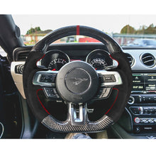 Load image into Gallery viewer, 2018+ Ford Mustang Carbon Fiber Steering Wheel