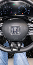 Load image into Gallery viewer, 2018+ Honda Accord Carbon Fiber Steering Wheel Trim