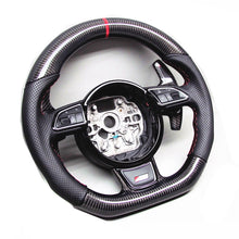 Load image into Gallery viewer, 2008-2015 Audi A5/S5/RS5 Carbon Fiber Steering Wheel