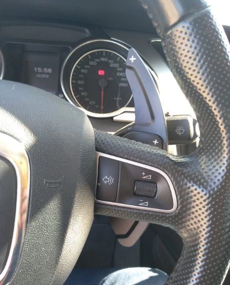 Audi Aluminium Paddle Shift Extensions (Style C) – CarbonSteer