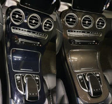 Load image into Gallery viewer, Mercedes-Benz C-Class / GLC Carbon Fiber Central Console Trim
