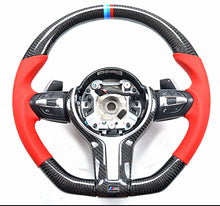 Load image into Gallery viewer, 2010-2017 BMW F10 5 Series M-Sport Carbon Fiber Steering Wheel
