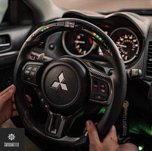 Load image into Gallery viewer, 2007-2016 Mitsubishi Lancer Evolution X Carbon Fiber Steering Wheel