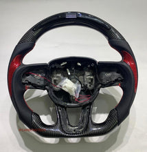 Load image into Gallery viewer, Dodge Challenger Carbon Fiber Steering Wheel