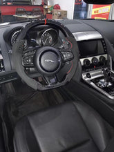 Load image into Gallery viewer, Jaguar F-Type Carbon Fiber Steering Wheel