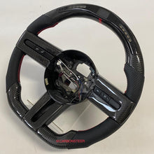 Load image into Gallery viewer, 2005-2009 Ford Mustang Carbon Fiber Steering Wheel
