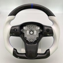 Load image into Gallery viewer, Tesla Model 3 Carbon Fiber Steering Wheel