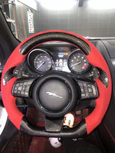 Load image into Gallery viewer, Jaguar F-Type Carbon Fiber Steering Wheel