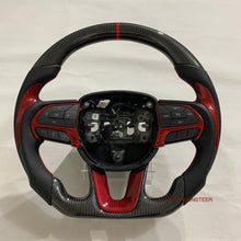 Load image into Gallery viewer, Dodge Challenger Carbon Fiber Steering Wheel