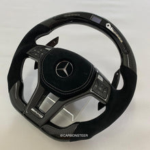 Load image into Gallery viewer, 2008-2014 Mercedes-Benz C-Class Carbon Fiber Steering Wheel