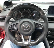 Load image into Gallery viewer, 2017-18 Mazda 3 Carbon Fiber Steering Wheel