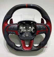 Load image into Gallery viewer, Dodge Challenger Carbon Fiber Steering Wheel