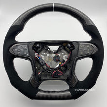 Load image into Gallery viewer, Chevrolet Tahoe/Suburban/Silverado Carbon Fiber Steering Wheel