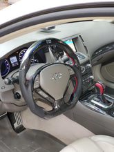 Load image into Gallery viewer, Infinti G37 Carbon Fiber Steering Wheel