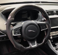 Load image into Gallery viewer, Jaguar F-Type Carbon Fiber Steering Wheel