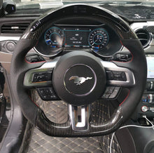 Load image into Gallery viewer, 2015-2017 Ford Mustang Carbon Fiber Steering Wheel