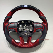 Load image into Gallery viewer, Dodge Challenger Carbon Fiber Steering Wheel