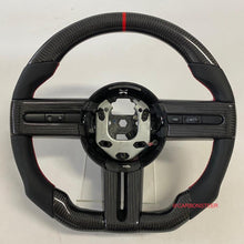 Load image into Gallery viewer, 2005-2009 Ford Mustang Carbon Fiber Steering Wheel