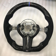 Load image into Gallery viewer, BMW Carbon Fiber M-Sport Steering Wheel Trim