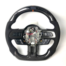 Load image into Gallery viewer, 2015-2017 Ford Mustang Carbon Fiber Steering Wheel