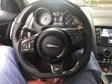 Load image into Gallery viewer, Jaguar F-Type Carbon Fiber Steering Wheel