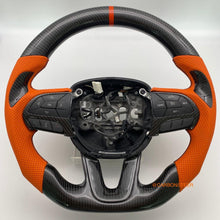 Load image into Gallery viewer, 2014+ Jeep Grand Cherokee SRT Carbon Fiber Steering Wheel