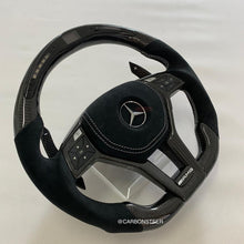 Load image into Gallery viewer, 2008-2014 Mercedes-Benz C-Class Carbon Fiber Steering Wheel