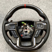 Load image into Gallery viewer, 2016+ Ford F150 Raptor Carbon Fiber Steering Wheel