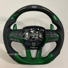 Load image into Gallery viewer, Dodge Challenger Carbon Fiber Steering Wheel