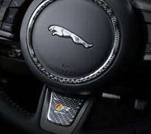 Load image into Gallery viewer, Jaguar Carbon Fiber Steering Wheel Trim