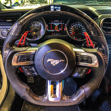 Load image into Gallery viewer, 2015-2017 Ford Mustang Carbon Fiber Steering Wheel