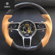Load image into Gallery viewer, Porsche 718 Cayman/Boxster Carbon Fiber Steering Wheel