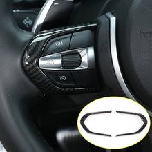 Load image into Gallery viewer, BMW Carbon Fiber M-Sport Steering Wheel Button Surround Trim