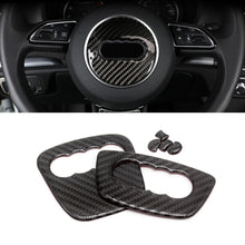 Load image into Gallery viewer, Audi Carbon Fiber Steering Wheel Trim