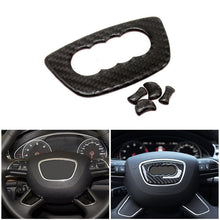 Load image into Gallery viewer, Audi Carbon Fiber Steering Wheel Trim