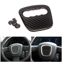 Load image into Gallery viewer, Audi Carbon Fiber Steering Wheel Trim