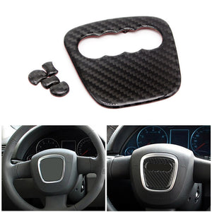 Audi Carbon Fiber Steering Wheel Trim