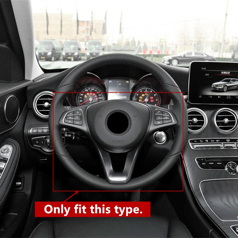 Mercedes-Benz C/E/GLC Carbon Fiber Steering Wheel Trim