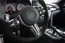 Load image into Gallery viewer, BMW Carbon Fiber M-Sport Steering Wheel Trim