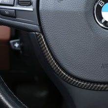 Load image into Gallery viewer, BMW F10 Carbon Fiber Steering Wheel Trim