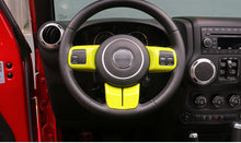 Load image into Gallery viewer, 2011-2017 Jeep Wrangler Carbon Fiber Steering Wheel Trim