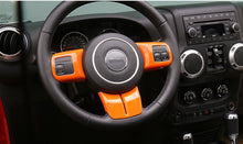 Load image into Gallery viewer, 2011-2017 Jeep Wrangler Carbon Fiber Steering Wheel Trim