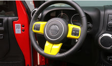 Load image into Gallery viewer, 2011-2017 Jeep Wrangler Carbon Fiber Steering Wheel Trim