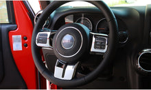 Load image into Gallery viewer, 2011-2017 Jeep Wrangler Carbon Fiber Steering Wheel Trim