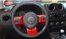 Load image into Gallery viewer, 2011-2017 Jeep Wrangler Carbon Fiber Steering Wheel Trim