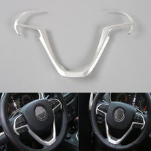 Load image into Gallery viewer, Jeep Grand Cherokee Carbon Fiber Steering Wheel Trim