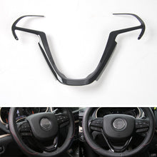 Load image into Gallery viewer, Jeep Grand Cherokee Carbon Fiber Steering Wheel Trim