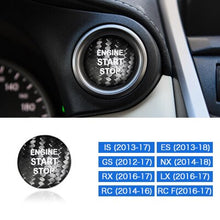 Load image into Gallery viewer, Lexus Carbon Fiber Engine Start Stop Button