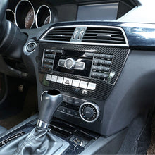 Load image into Gallery viewer, Mercedes Benz C Class W204 Carbon Fiber Center Console